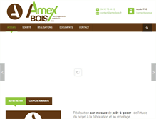 Tablet Screenshot of amexbois.fr